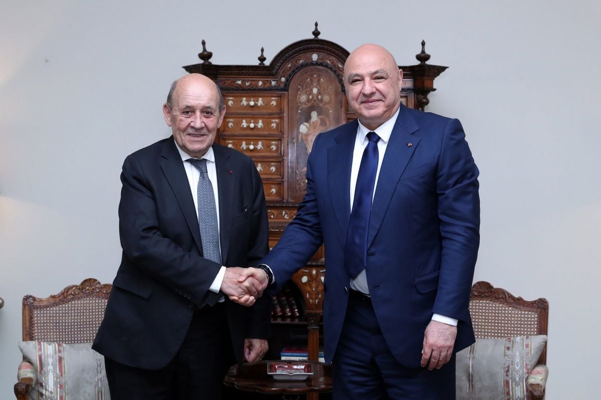 In Beirut, Le Drian discusses disarmament, Israeli aggression and reforms In Beirut, Le Drian discusses disarmament, Israeli aggression and reforms