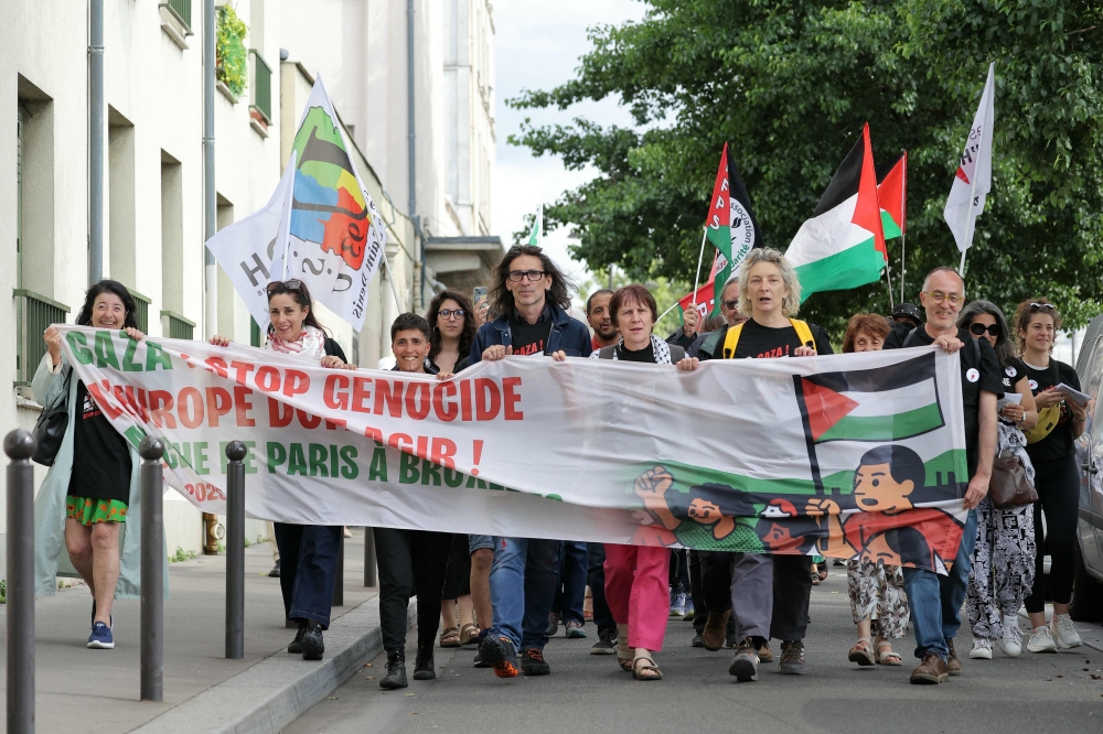 Gaza : départ d'une marche citoyenne Paris-Bruxelles pour dire « l'Europe doit agir ! » Gaza : départ d'une marche citoyenne Paris-Bruxelles pour dire « l'Europe doit agir ! »
