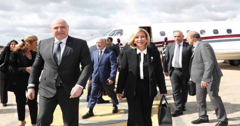 Aoun and the First Lady head towards Vatican Aoun and the First Lady head towards Vatican