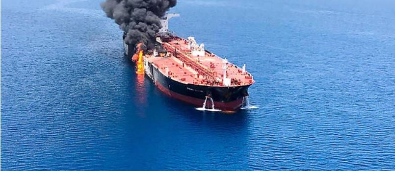 Ship collision in Gulf of Oman, 24 evacuated, say UAE authorities