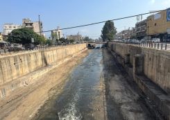 Le fleuve Abou Ali après la campagne de nettoyage. Photo Michel Hallak / L'Orient-Le Jour