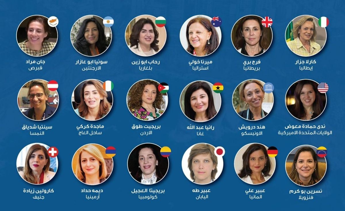 Abroad, 24 percent of Lebanon's ambassadors are now women