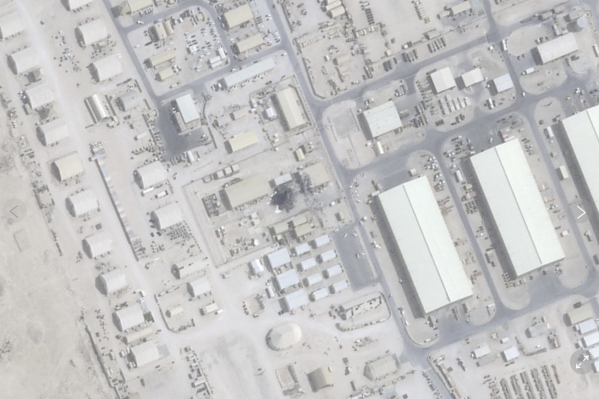 Les frappes iraniennes sur la base d’al-Udeid auraient visé un dôme de communication américain à 15 millions de dollars Les frappes iraniennes sur la base d’al-Udeid auraient visé un dôme de communication américain à 15 millions de dollars