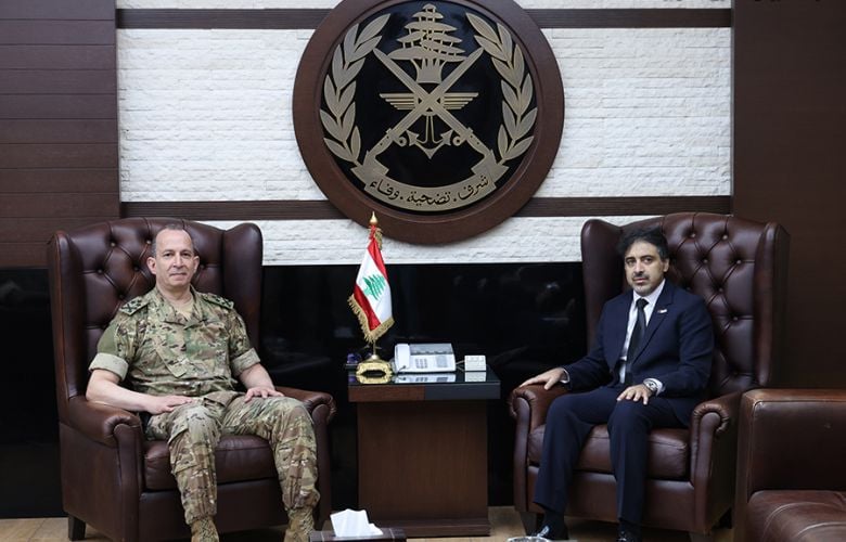 Le général Rodolphe Haykal reçoit le directeur général du Fonds qatari pour le développement Le général Rodolphe Haykal reçoit le directeur général du Fonds qatari pour le développement