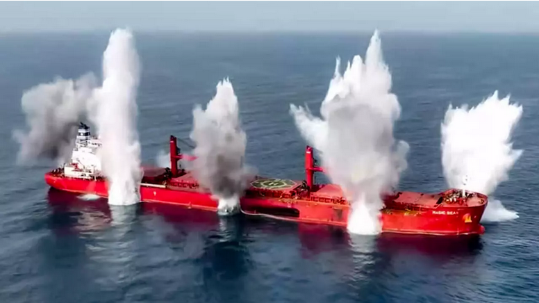 Rescuers pull four more mariners from Red Sea after Houthi attack, 11 still missing Rescuers pull four more mariners from Red Sea after Houthi attack, 11 still missing