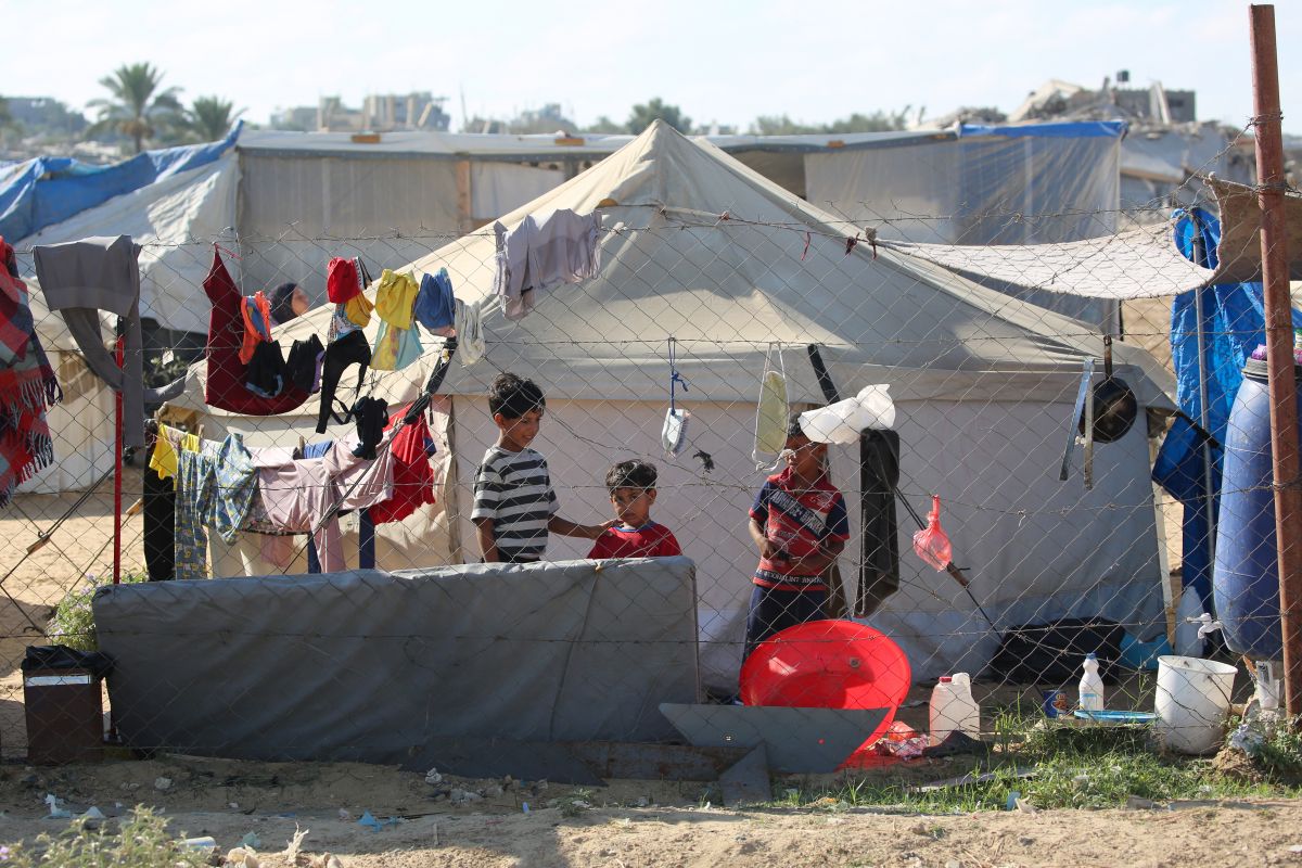 GHF proposed large-scale camps for Palestinians in and outside of Gaza