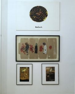 Part of Mashrabia's collective exhibition. (Photo provided by the MYM Agenda)