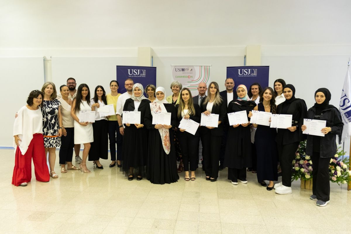 Closing ceremony for the 2025 democratic citizenship program at USJ Closing ceremony for the 2025 democratic citizenship program at USJ