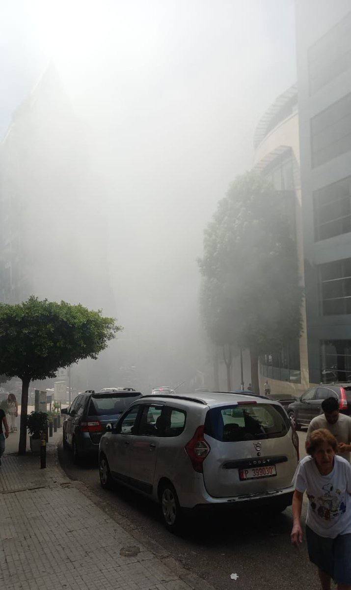 Bref incendie près du centre commercial ABC - Achrafieh à Beyrouth