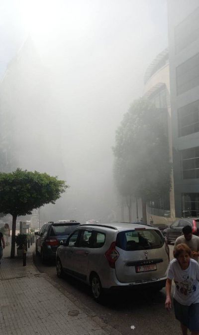 Bref incendie près du centre commercial ABC - Achrafieh à Beyrouth