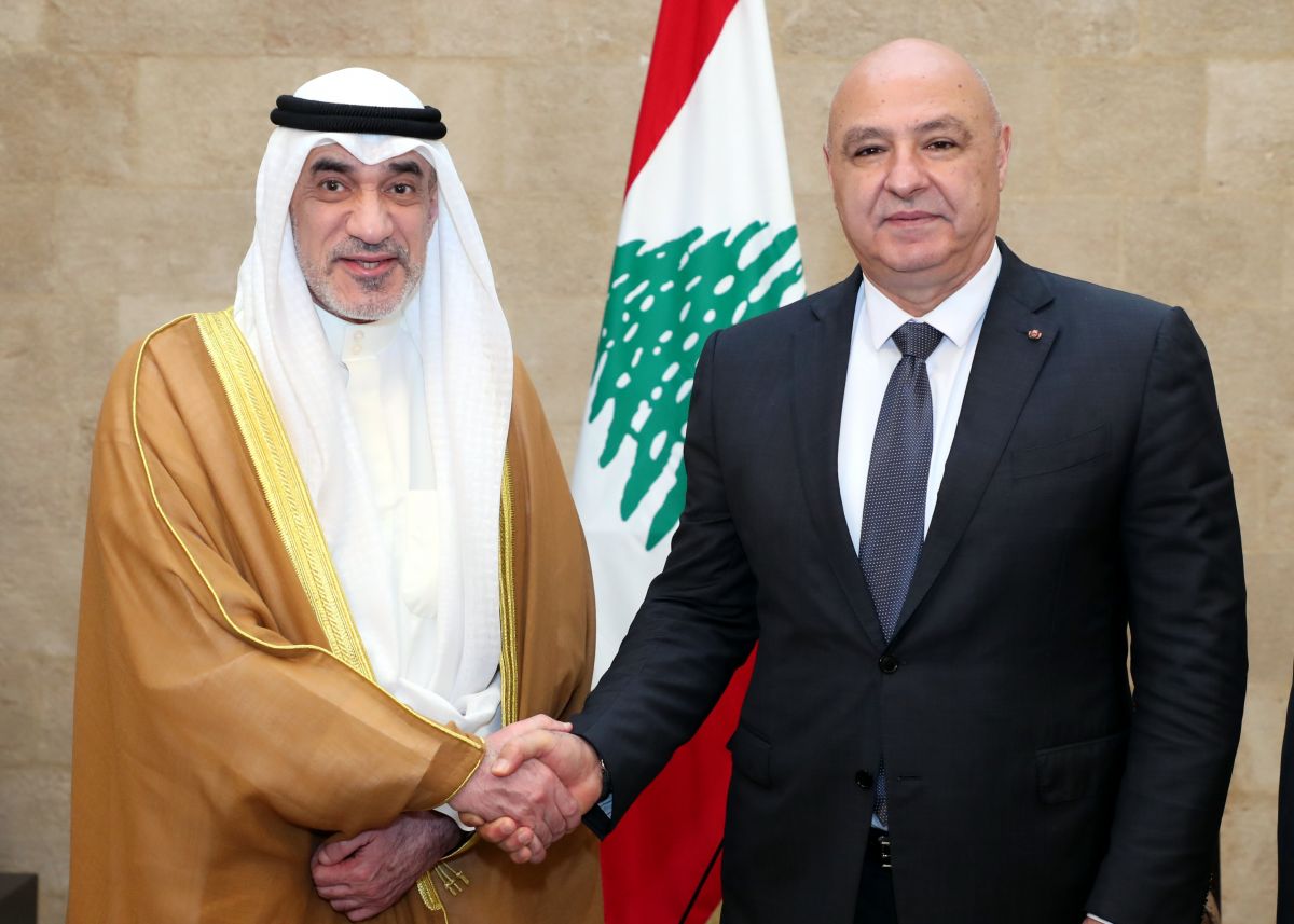 Kuwaiti interior minister visits Beirut to 'reaffirm support for Lebanon' Kuwaiti interior minister visits Beirut to 'reaffirm support for Lebanon'