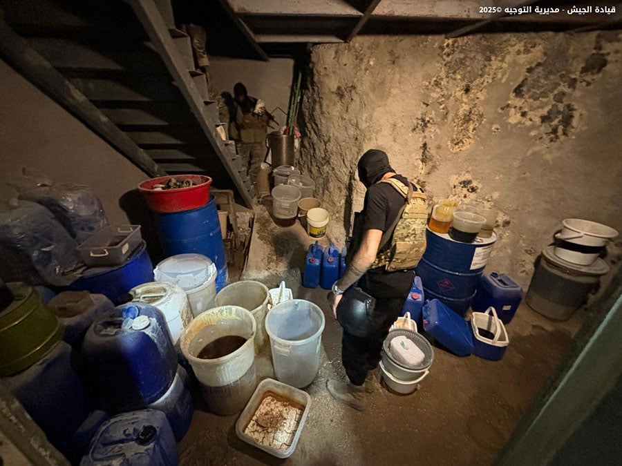 Army seizes 'one of the largest' Captagon labs in Bekaa Army seizes 'one of the largest' Captagon labs in Bekaa
