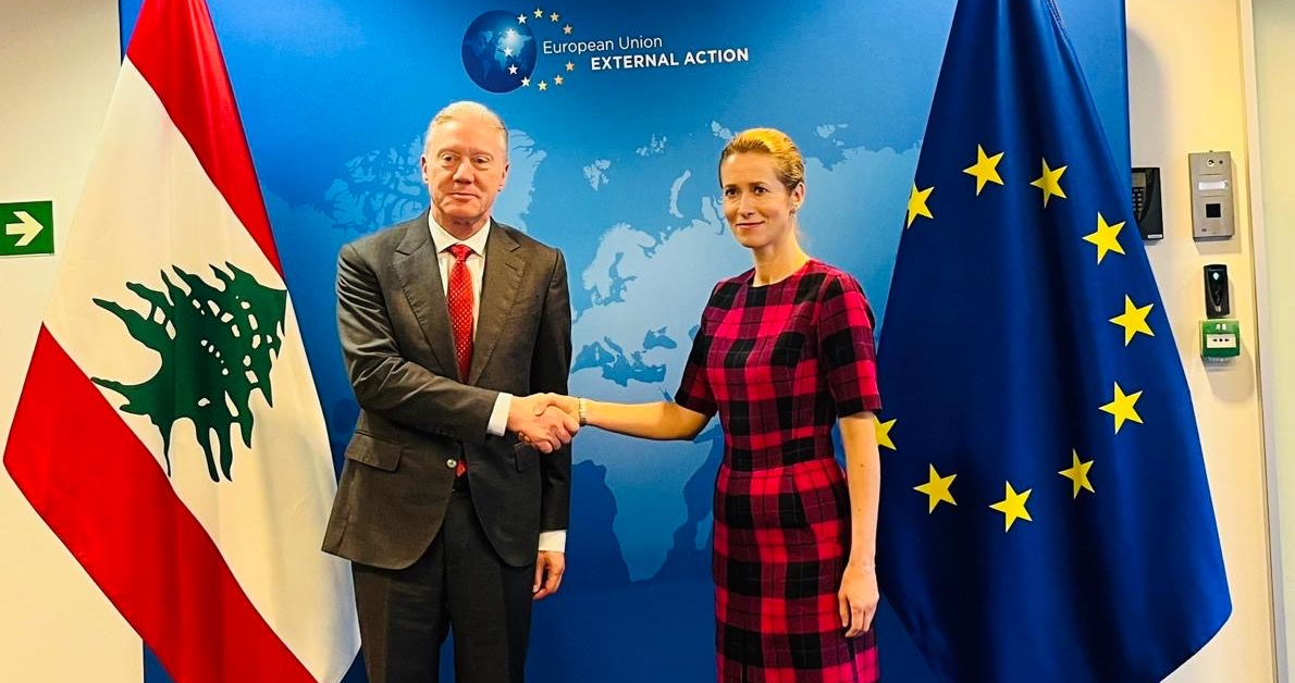 Rajji calls on EU to pressure for full Israeli withdrawal from South