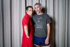 The dancer Israel Galván and the director Mohamed al-Khatib. (Credit: Christophe Raynaud de Lage/Festival d'Avignon)