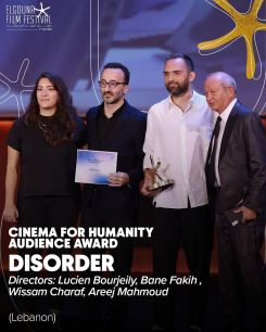FestivUn film primé au festival d’El Gouna, où il a remporté le Prix du public – Cinéma pour l’humanité. photo fournie par Lucien Bourjeily