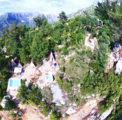 Cliff Camp site in Jabal Moussa. (Credit: Instagram/@the_cliff_camp)