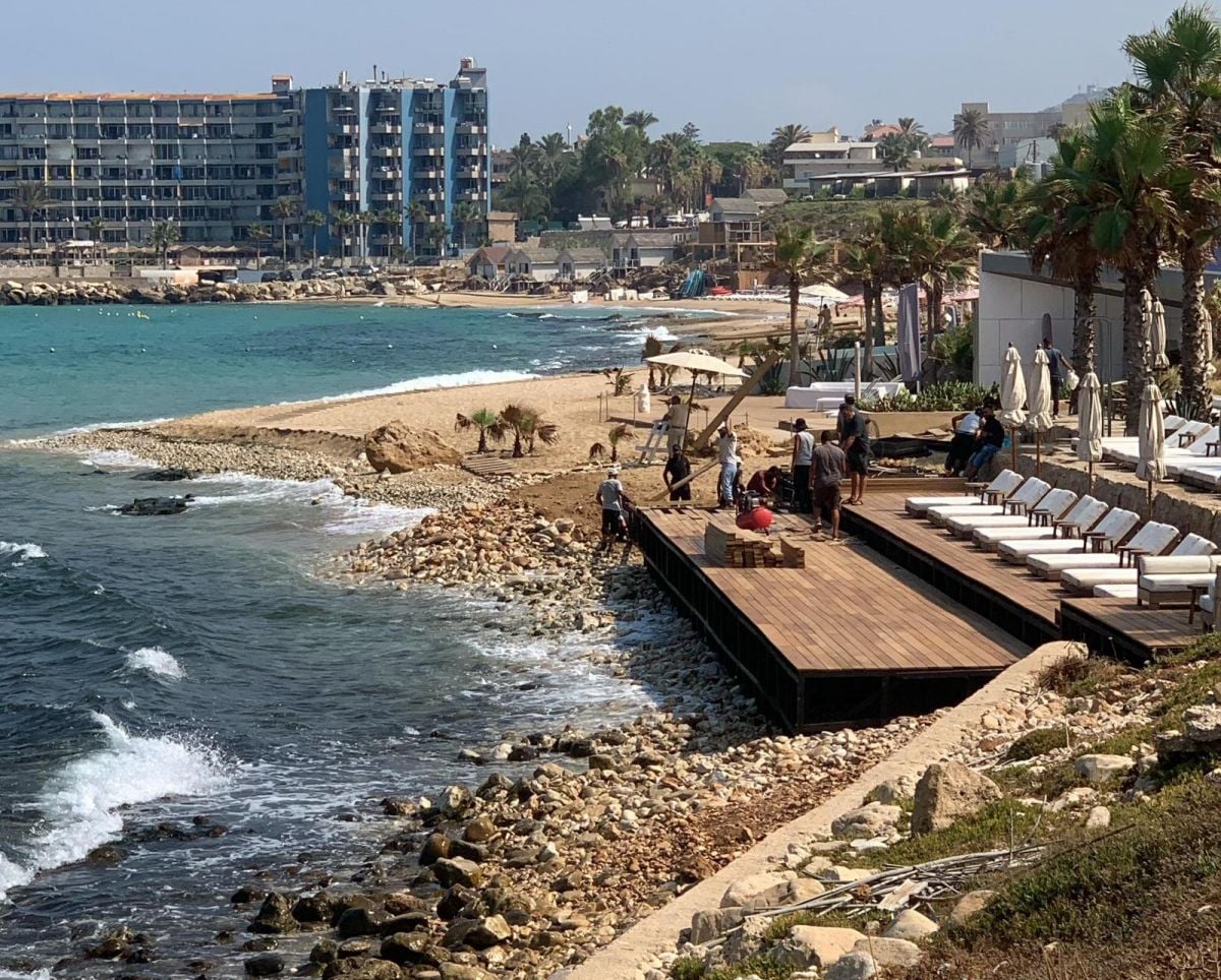 L'ONG Nahnoo dénonce un nouvel empiétement sur une plage à Batroun