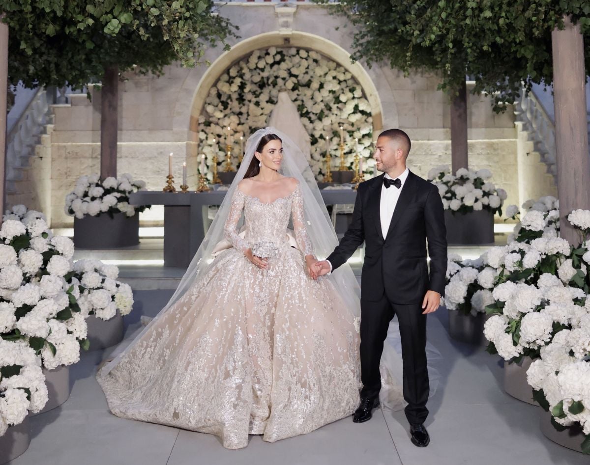 Génie de tous les grands mariages, Élie Saab se surpasse pour celui de son fils