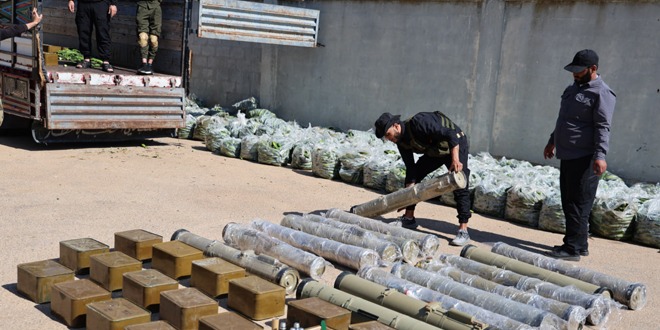 Seperate arms smuggling attempts, foiled along the Lebanese-Syrian border.