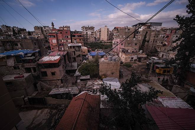 Nouveaux armés dans le camp de réfugiés palestiniens de Bourj el-Brajné