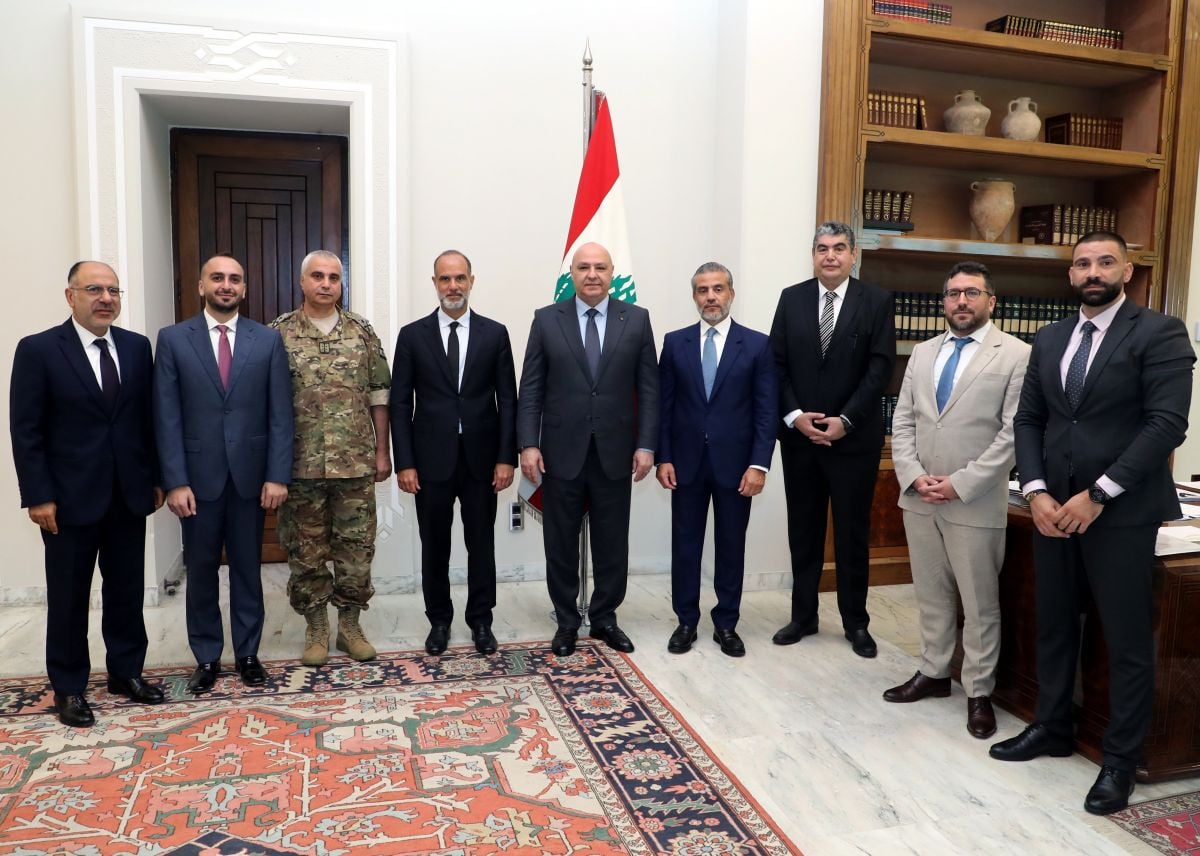 Aoun et Salam s'entretiennent avec le comité chargé des négociations frontalières avec Chypre