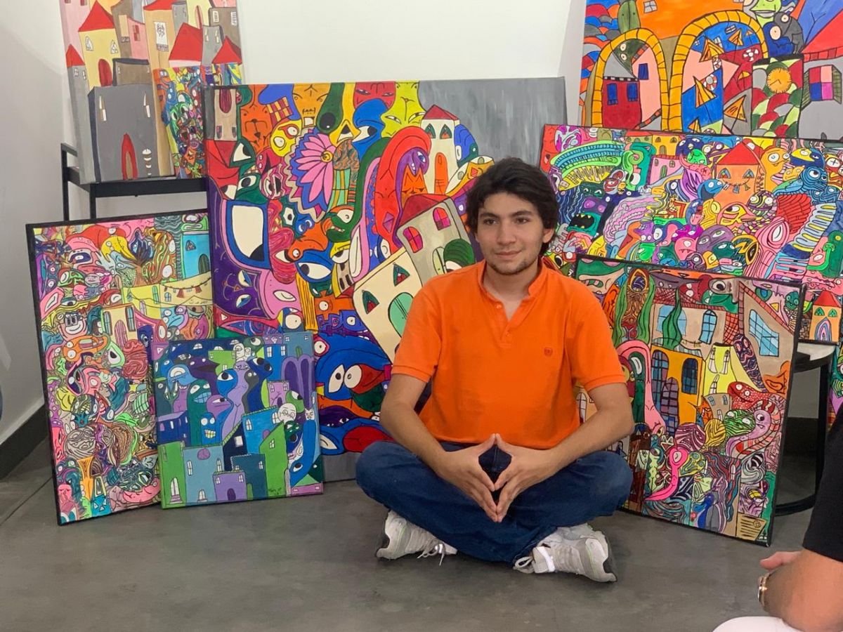 Alexandre Ghossoub : couleurs vives pour un premier trait
