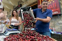 Locals showcasing the cherry produce in Hammana. (Photo taken from Hammana's muncipality's website) 