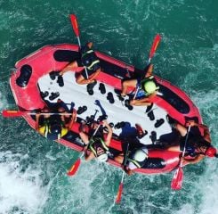 Rafting on the Assi River in Hermel. (Credit: Rafting Squad Club)