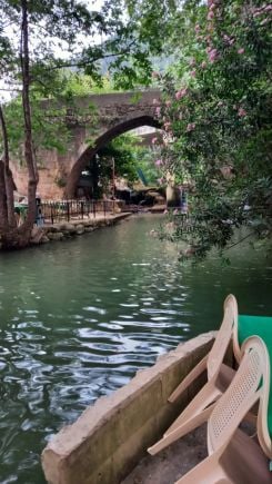 The Jahilieh River, in the Chouf. (Credit: Malek Jadah/L'Orient Today)