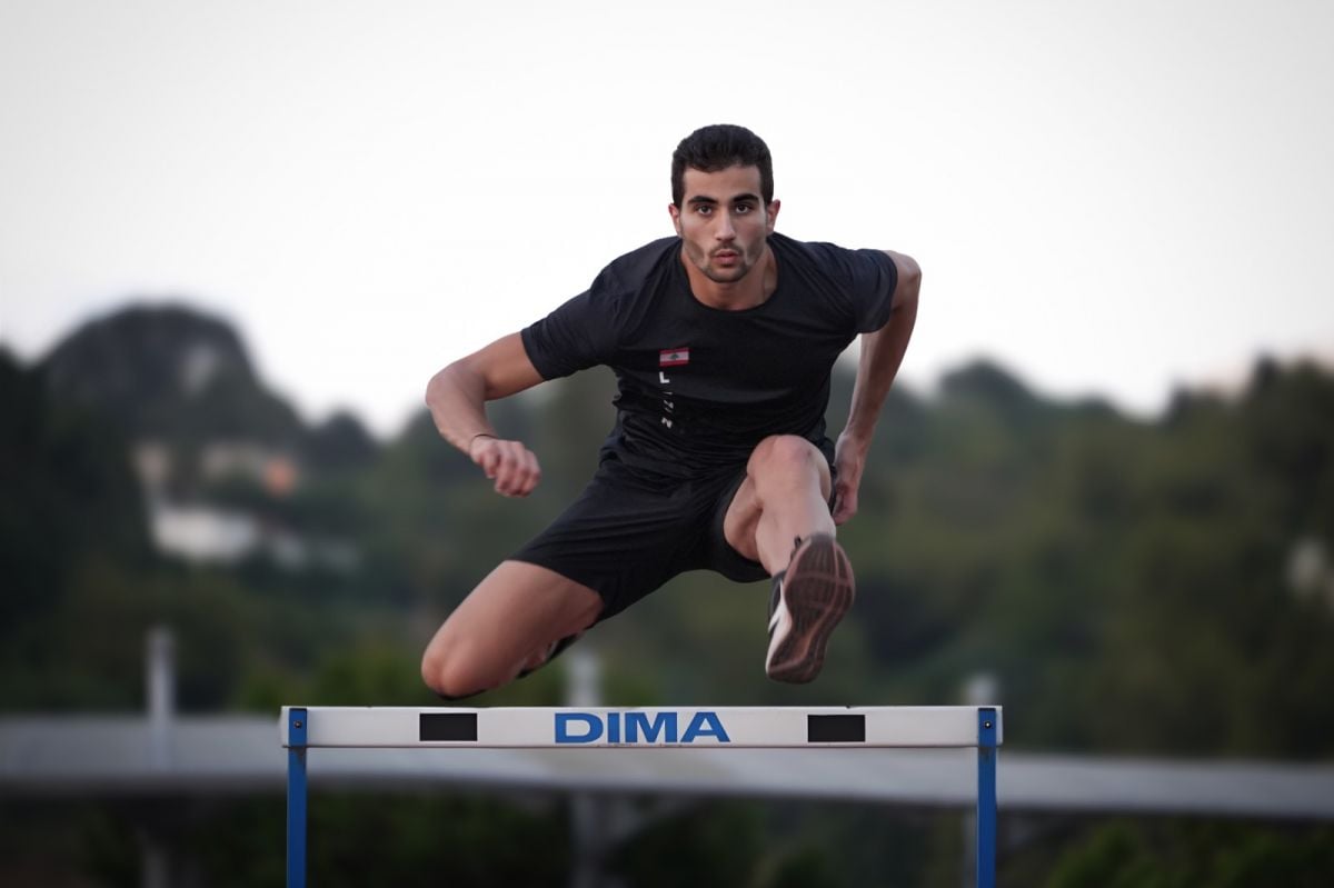 Le sprinteur libanais Marc-Anthony Ibrahim bat le record national du 400 mètres haies