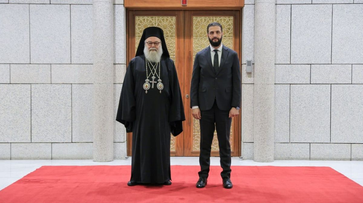 Chareh reçoit le patriarche Yazigi
