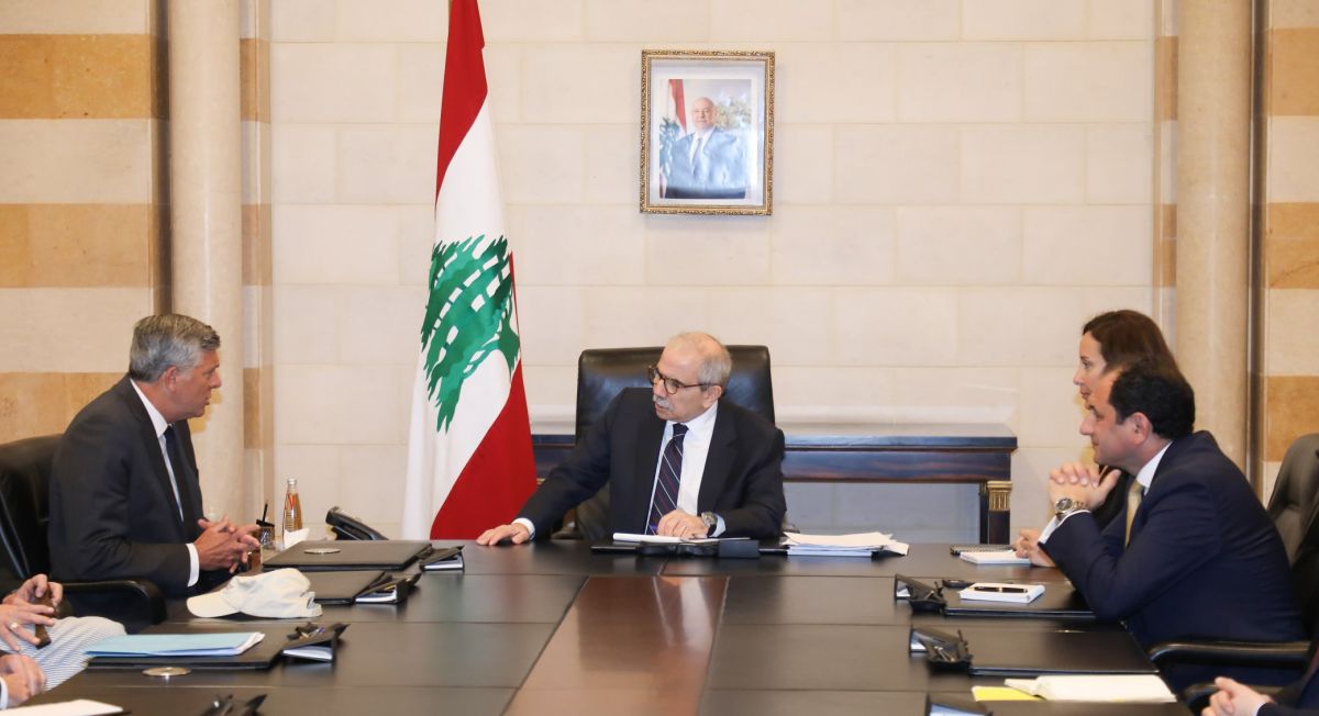  Salam meets US Congress delegation at Grand Serail