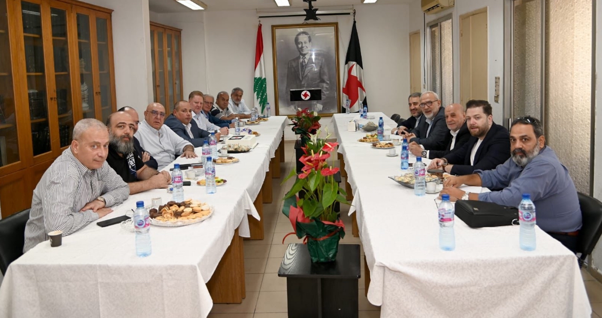 Received by SSNP, Hezbollah delegation calls on government to reverse decision on weapons monopoly