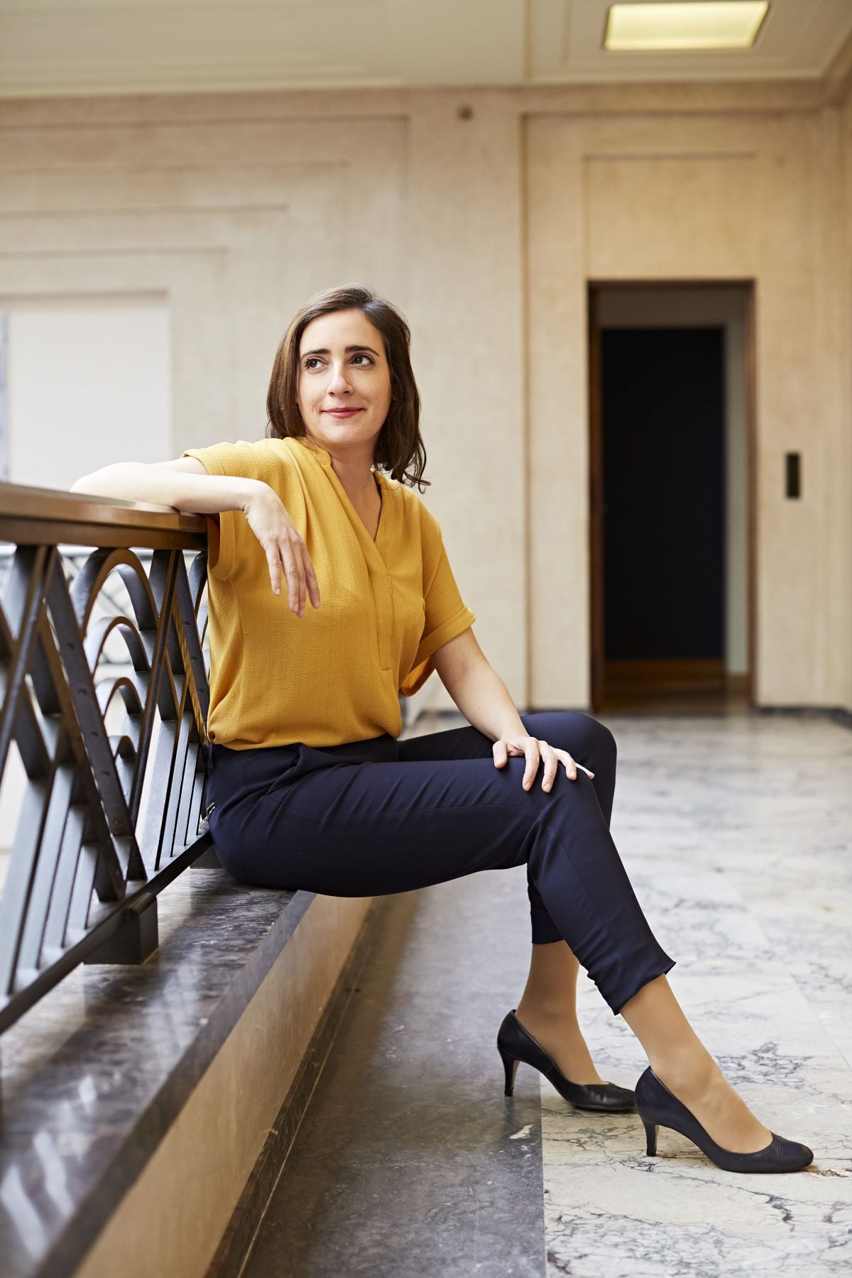 Une matinée bruxelloise avec Louma Salamé, à la Villa Empain