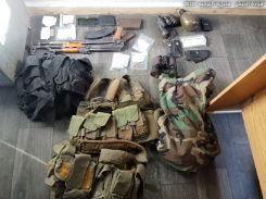 Le matériel saisi par l'armée libanaise. Photo tirée du site de la troupe.