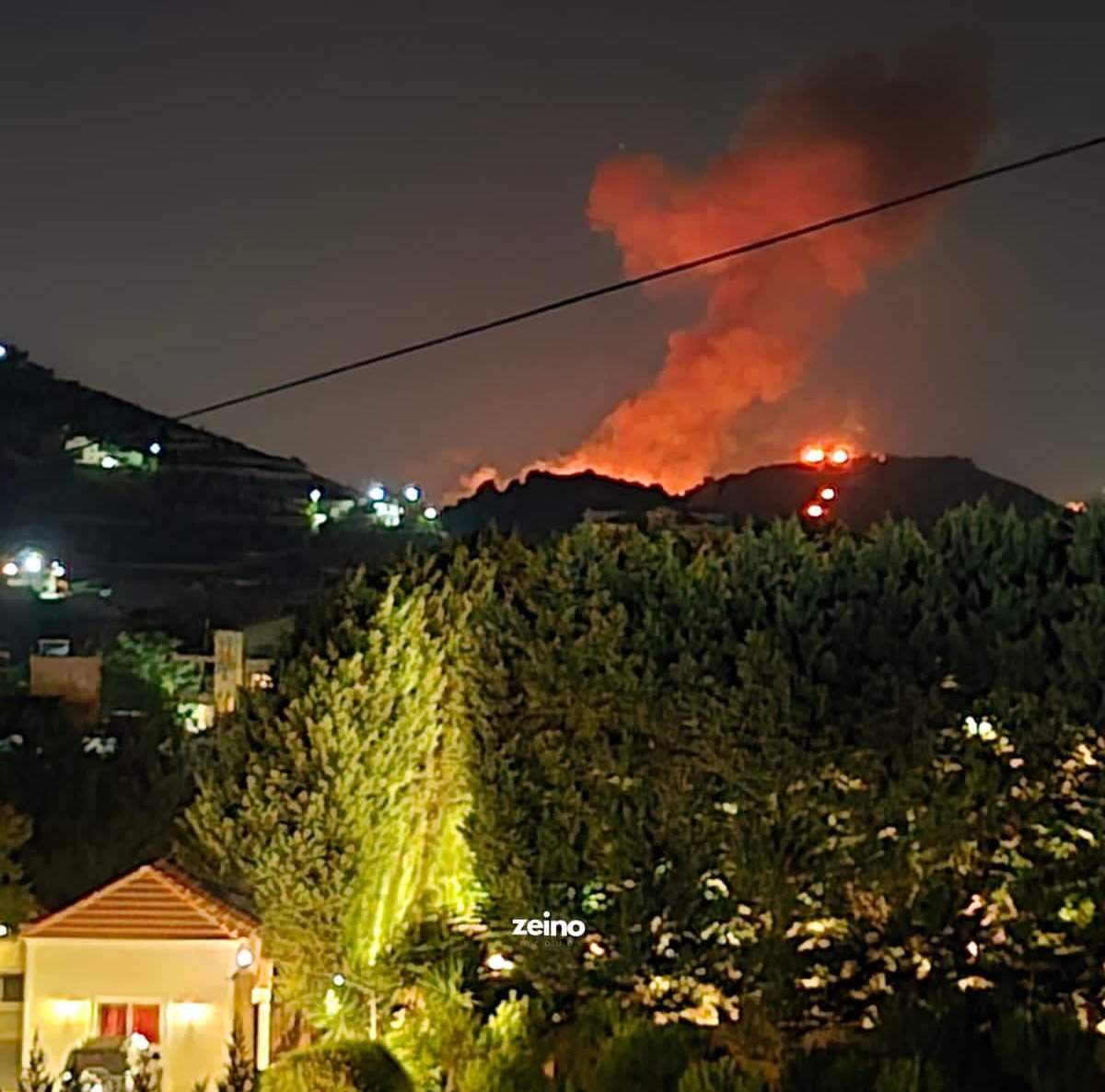 Why did Israel fire surface-to-surface missiles in Lebanon for the first time since the cease-fire?