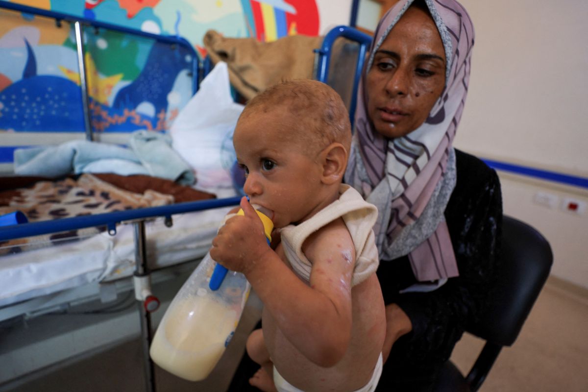 Famine plays out as children denied nourishing food supplements