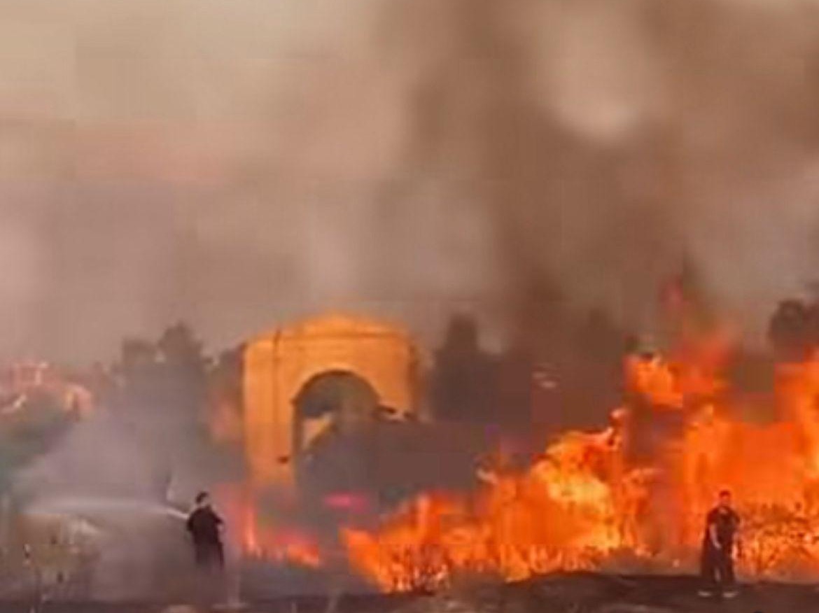 Questions raised over the causes of a fire at Sour's ancient site