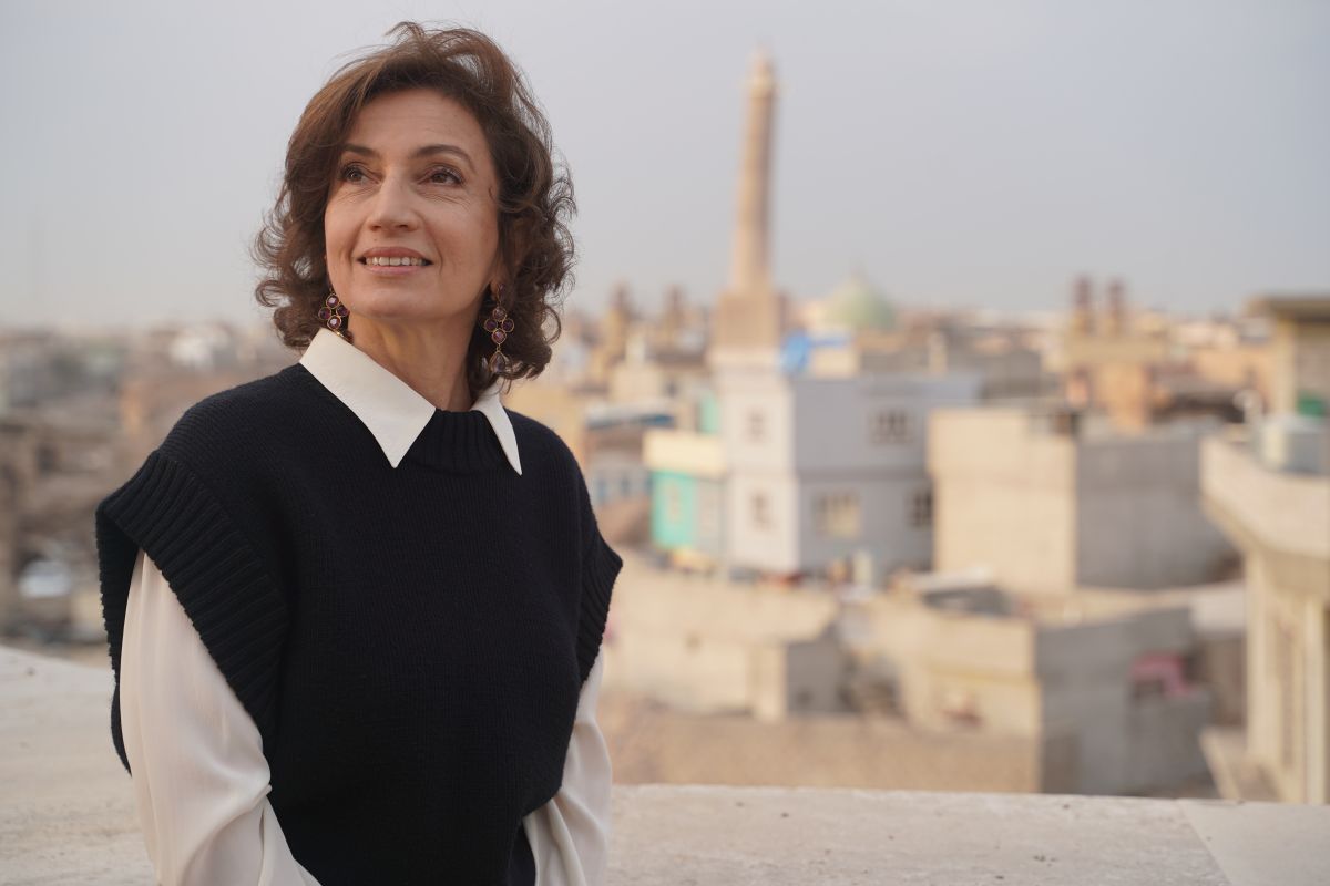 Audrey Azoulay annonce la restauration du Grand Théâtre de Beyrouth