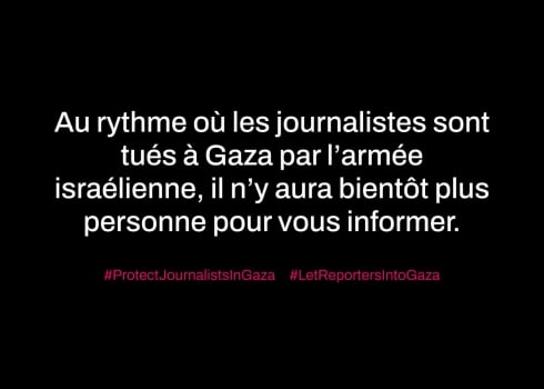 Montrer Gaza, sans mourir