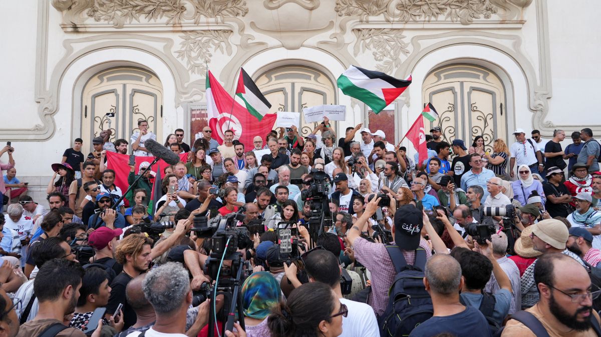 ‘It was indeed a drone’: After two suspected Israeli attacks, Gaza flotilla determined to leave Tunis