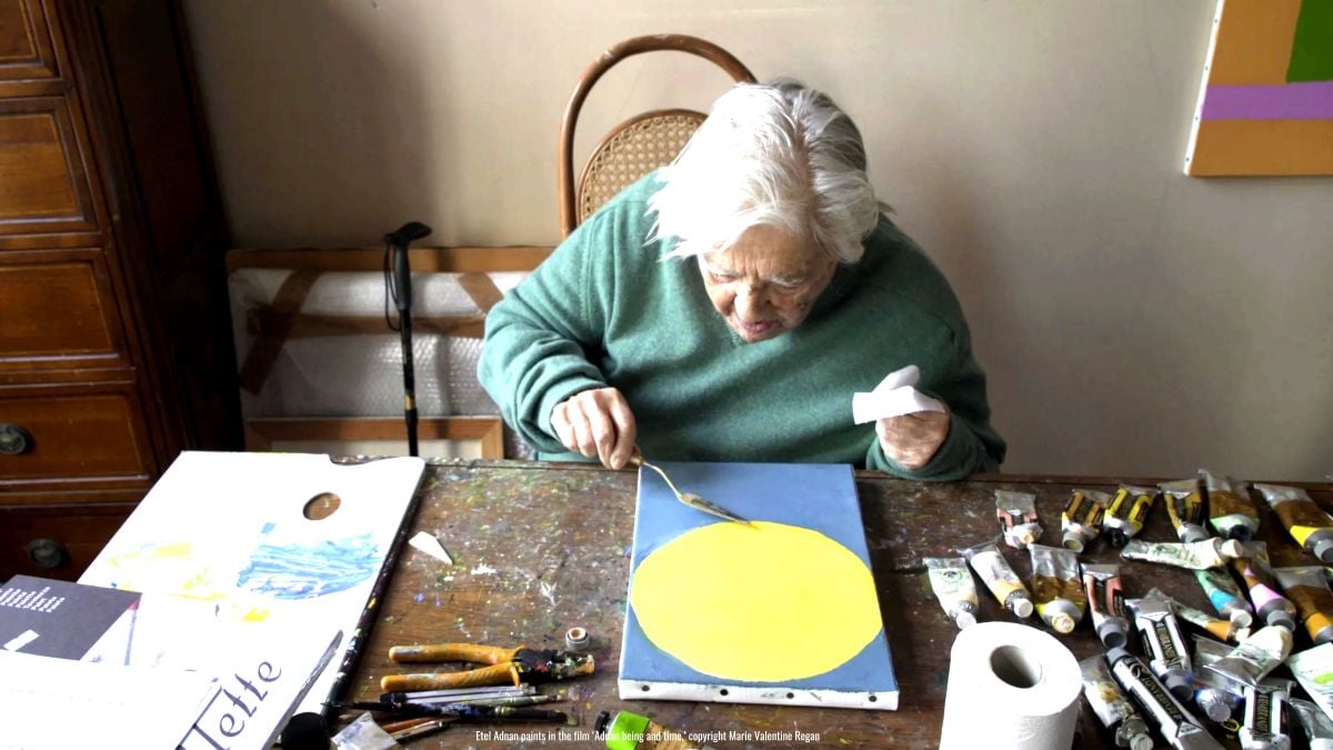 ‘Adnan, being and time’: A close up portrait of Etel and her truth