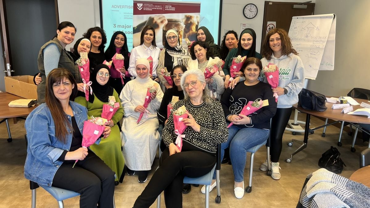 With Qudwa, AUB strengthens women entrepreneurs' autonomy in informal sector