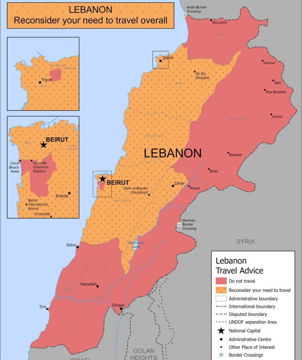 L'Australie appelle ses ressortissants à « reconsidérer la nécessité (d’un) voyage » au Liban