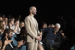 Cyril Aris received a standing ovation during the screening of his film in Venice (Credit: Giornate degli autori, Moris Puccio)