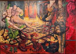 "The Supper" by Philippe Farhat. Courtesy of the Cheriff Tabet gallery.