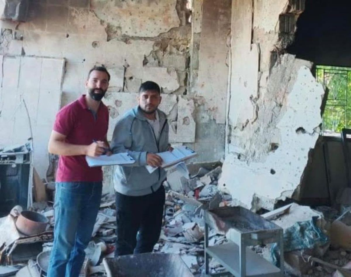Israeli drone strike kills two from Hezbollah's civilian reconstruction organization