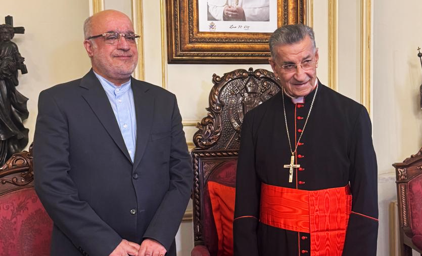 Mojtaba Amani à Bkerké : « Priorité à l'équilibre entre les communautés » du Liban