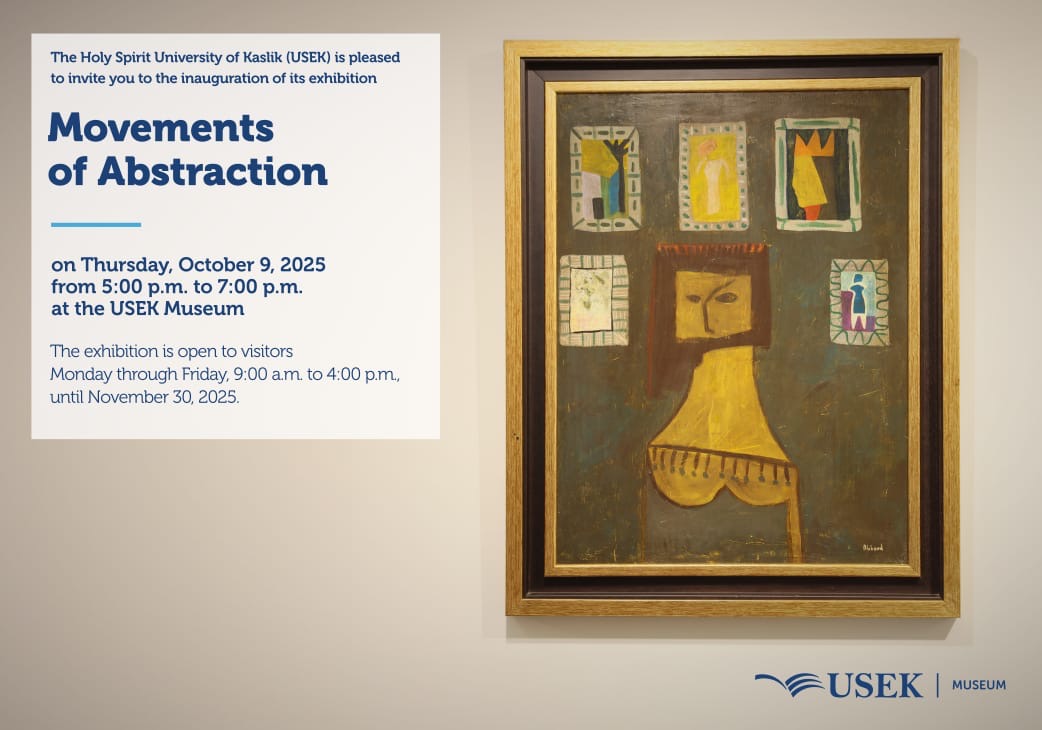 Abstract art in the spotlight at the USEK Museum