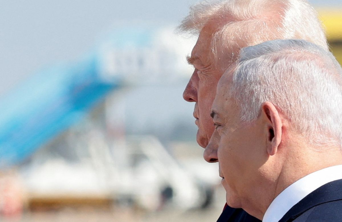 US president Trump lands in Israel ahead of parliament speech